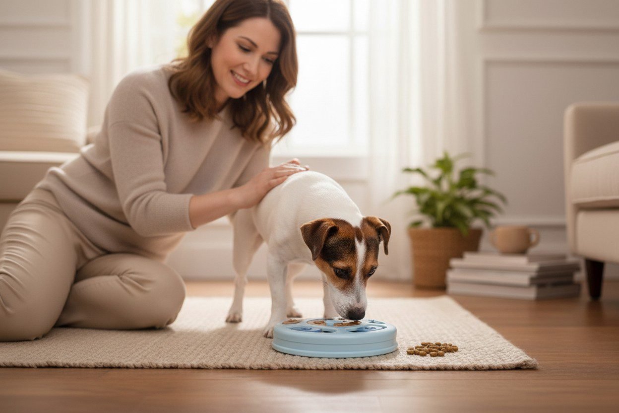 Comedouro Porta Petisco Para Cães e Gatos