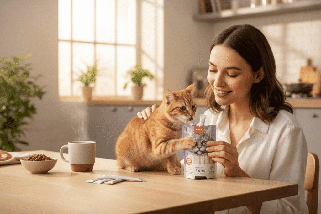 Petisco Wanpy Creamy Gatos Pote 25 Sachês