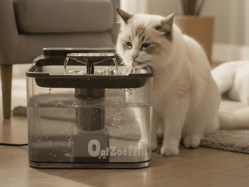 Bebedouro Inteligente para Gatos com sensor e filtro 3L