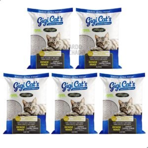 Kit Areia Sanitária Bentonita Gigi Cat's 20kg