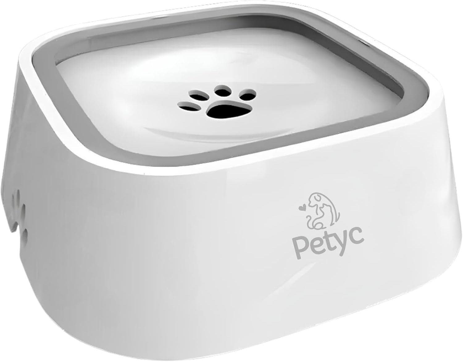 Bebedouro de Água Automático Petyc 3 litros branco para cães e gatos