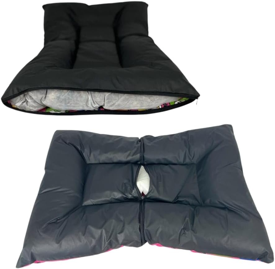 Tapete Gelado Pet azul com tecnologia de gel refrescante para alívio do calor.