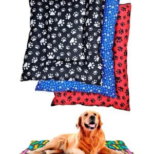 Tapete Gelado Pet azul com tecnologia de gel refrescante para alívio do calor.