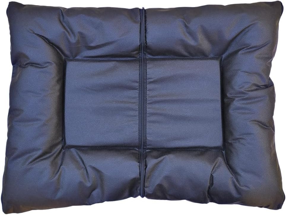 Tapete Gelado Pet azul com tecnologia de gel refrescante para alívio do calor.